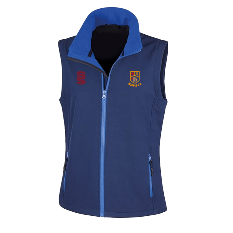 Widnes CC - Softshell Gilet - Women's