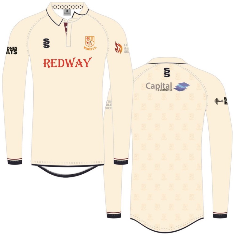(PRE ORDER) WIDNES CRICKET CLUB L/S CRICKET POLO SHIRT